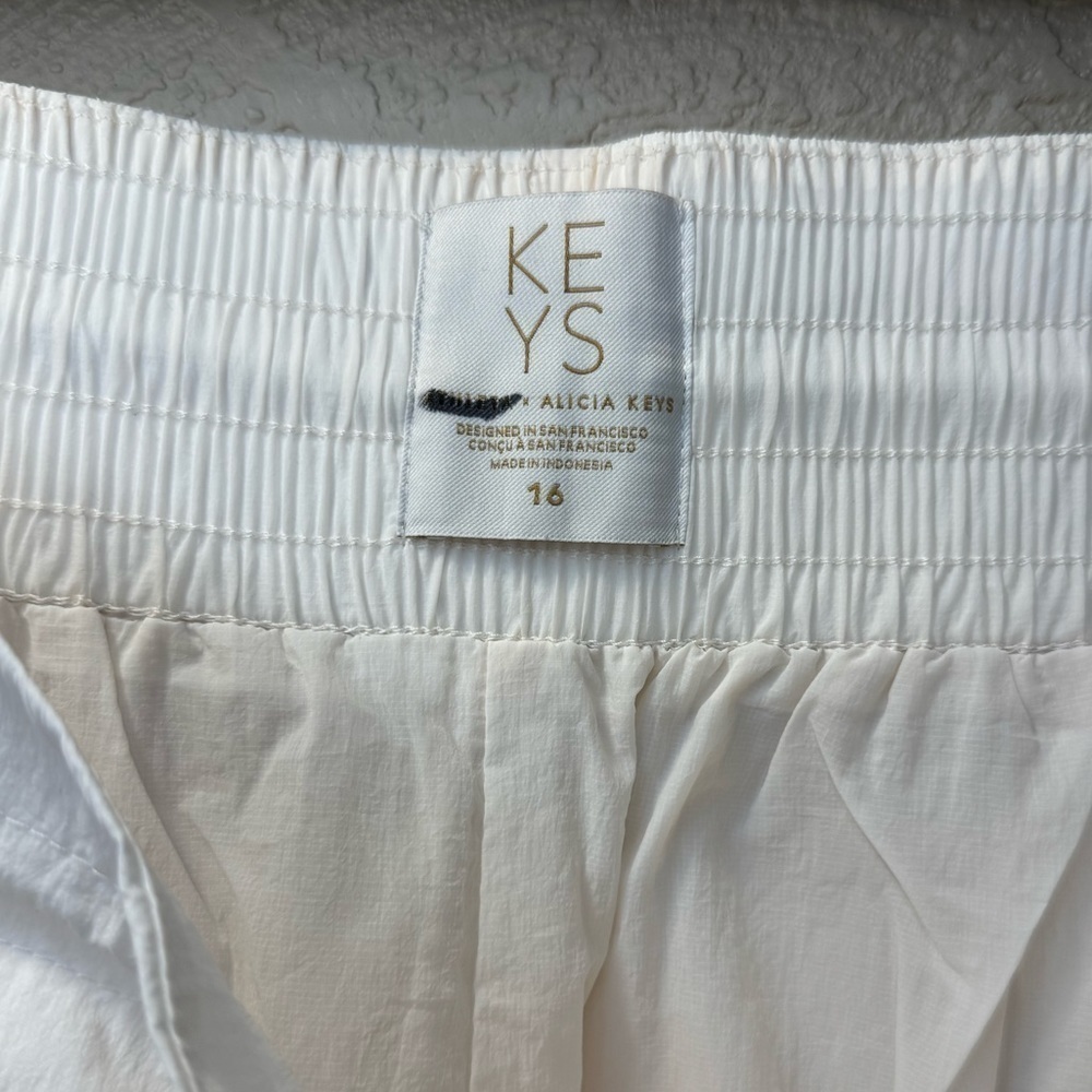 NWOT Athleta + Alicia Keys “Keys High Waist Utility Pant” White/Cream - Picture 12 of 14